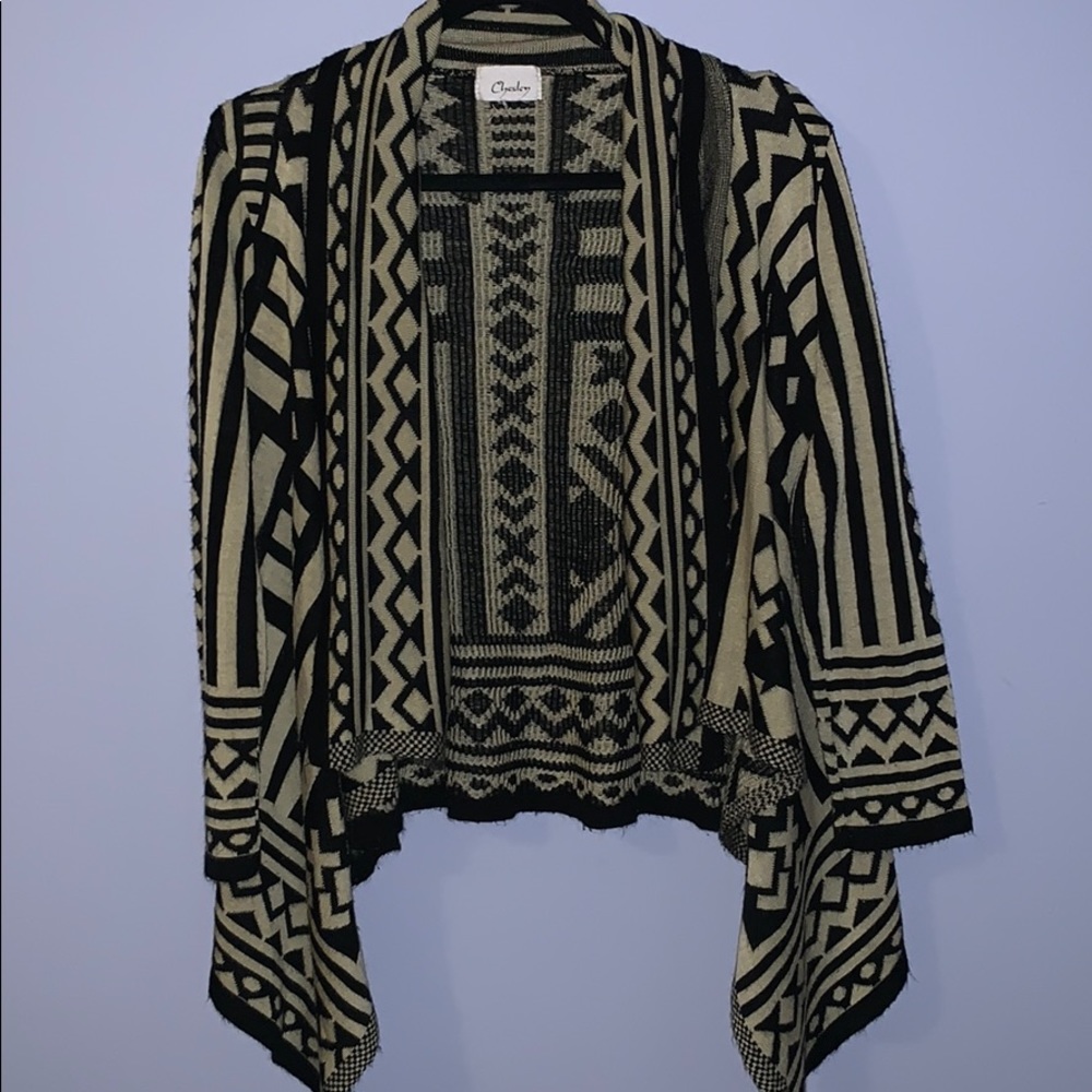 Tan & Black Sweater